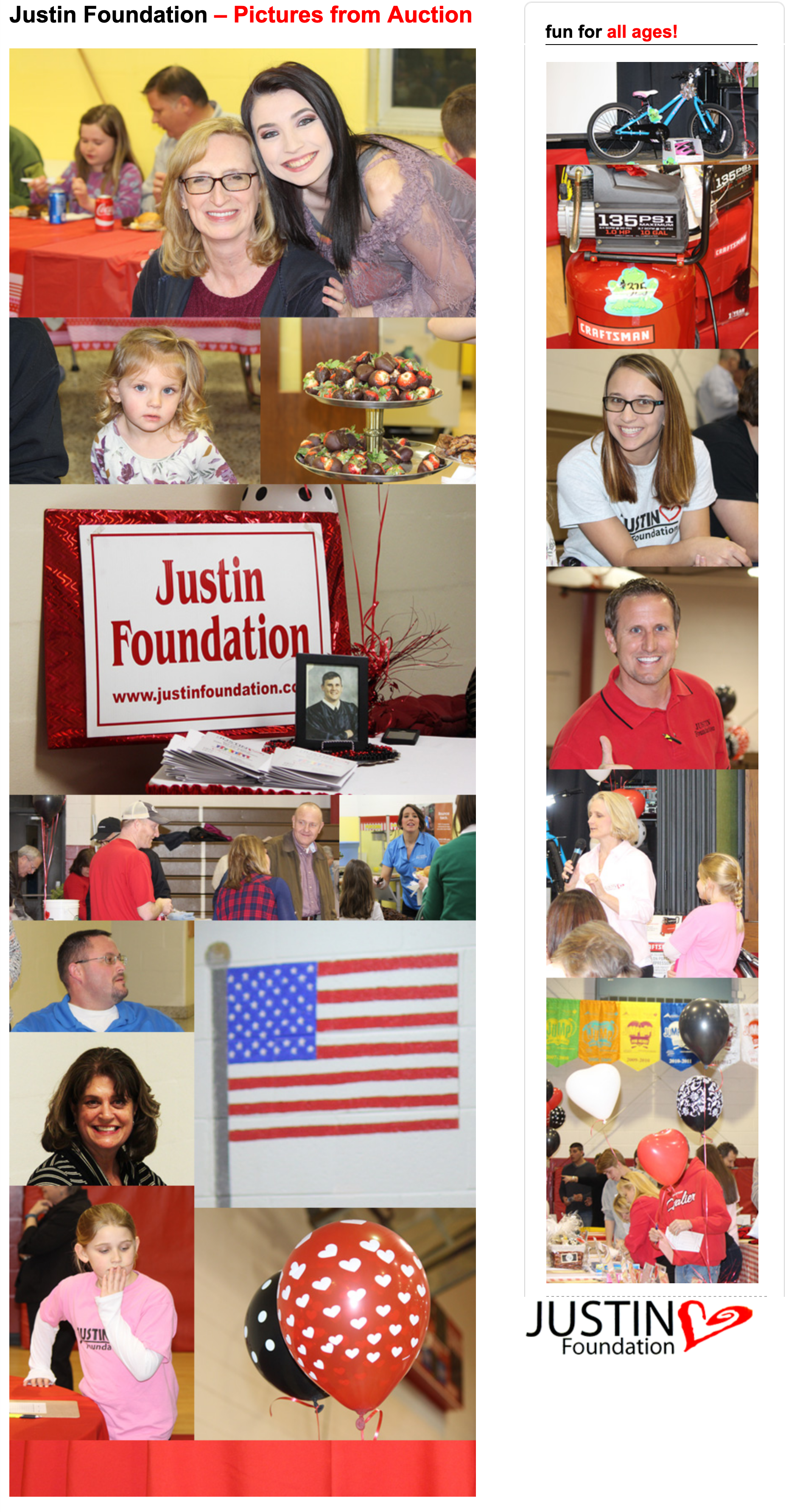 Pictures from Auction - The Justin Foundation